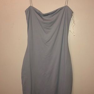 Light blue body con mini dress!